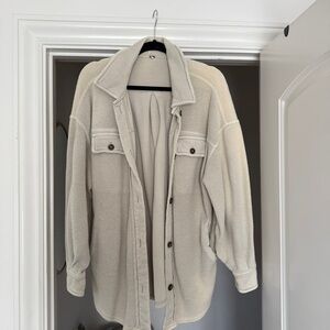 Free People Button Shacket